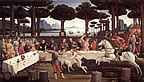 The Story of Nastagio degli Onesti (third episode), 1483, Museo del Prado, Madrid